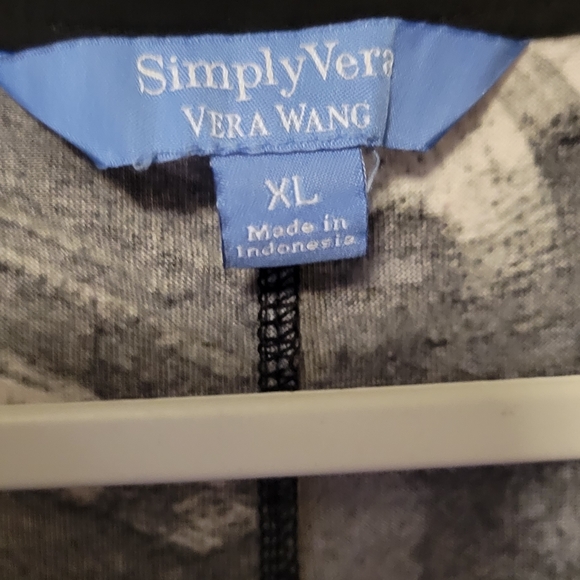 Simply Vera Wang Twee Business Casual Black and White Dress - Picture 2 of 4